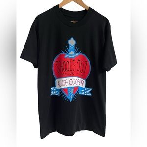 Vintage 90s Alice Cooper 1996 School’s Out Tour Single Stitch Shirt Adult XL VTG